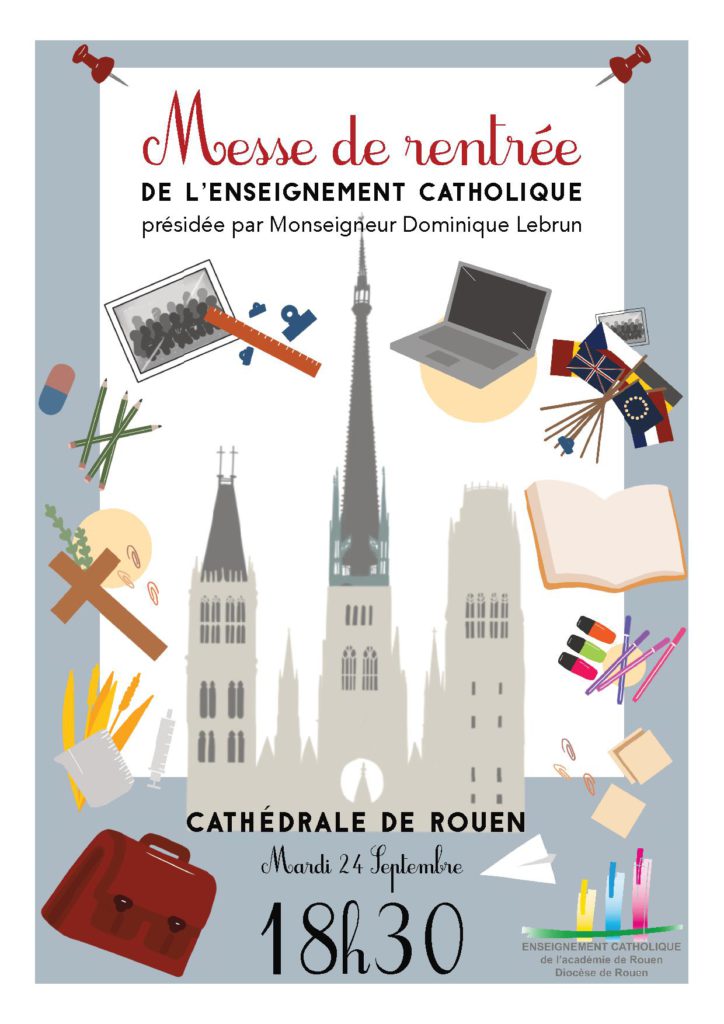 Messe de rentre´e DEC Rouen 24 09 2019 AFFICHE