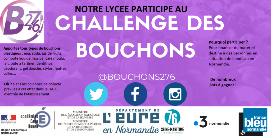 affiche challenge bouchons 276