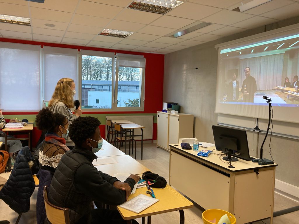 Echange culturel avec les jeunes Chinois de l’école des affaires étrangères de Ningbo