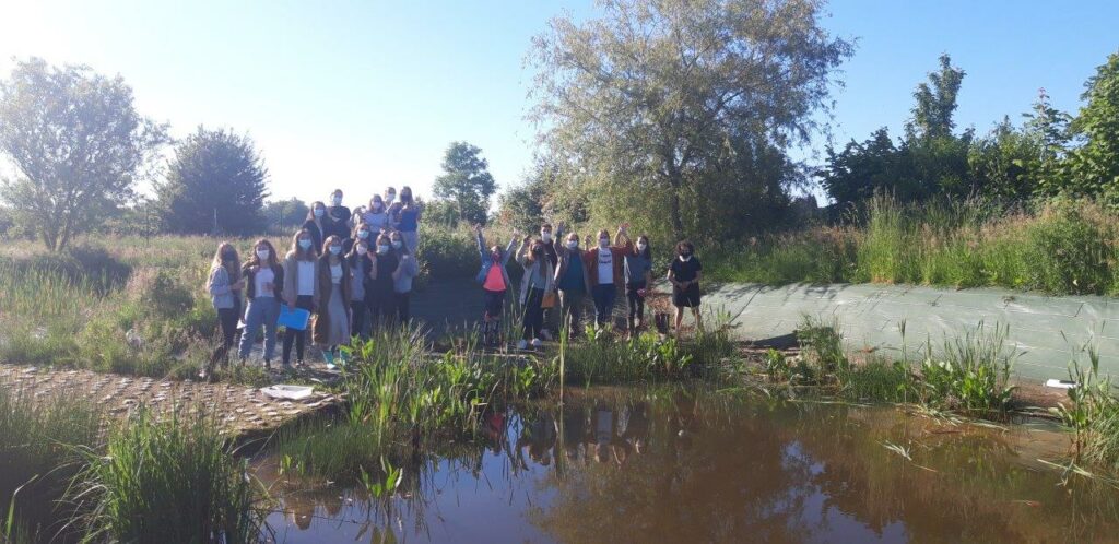 Sortie à la Mare pédagogique pour un groupe de 1ère spécialité SVT