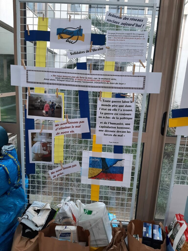 Collecte pour l’Ukraine : bravo et merci !