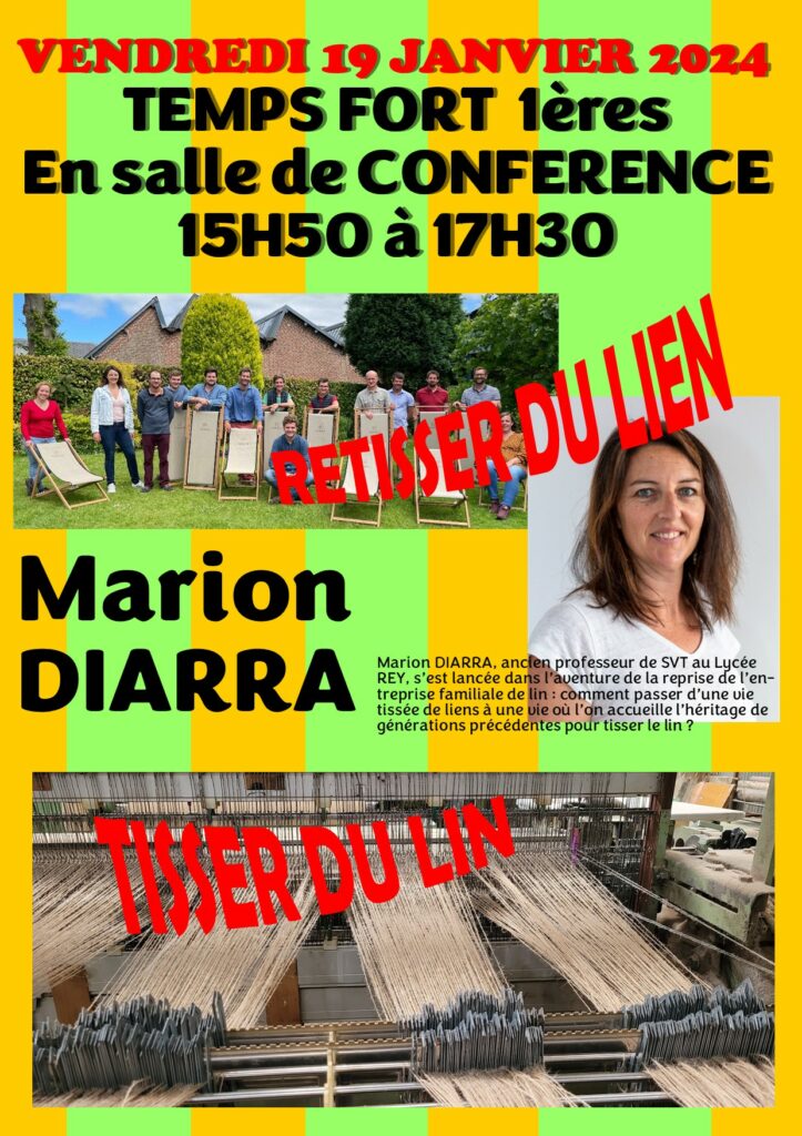 Temps fort des 1e avec Mme Diarra vendredi 19 janvier