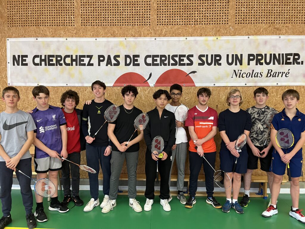 Finale du tournoi de badminton