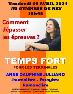 Affiche TPS FORT - 05 AVRIL 2024 -AnneDauphine JULLIAND