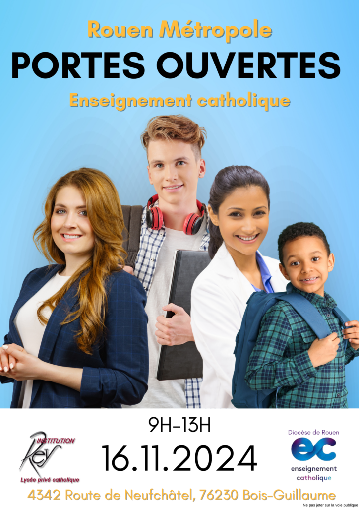 Journées portes ouvertes : samedi 16 novembre de 9h à 13h